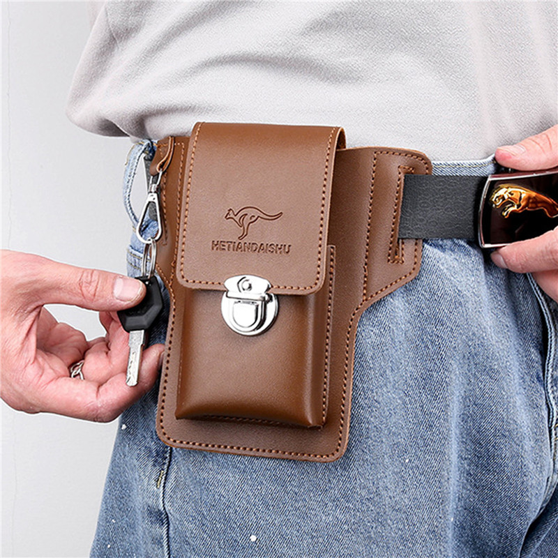 Leather Wallet Men - Phone Belt Bag For Men Bags