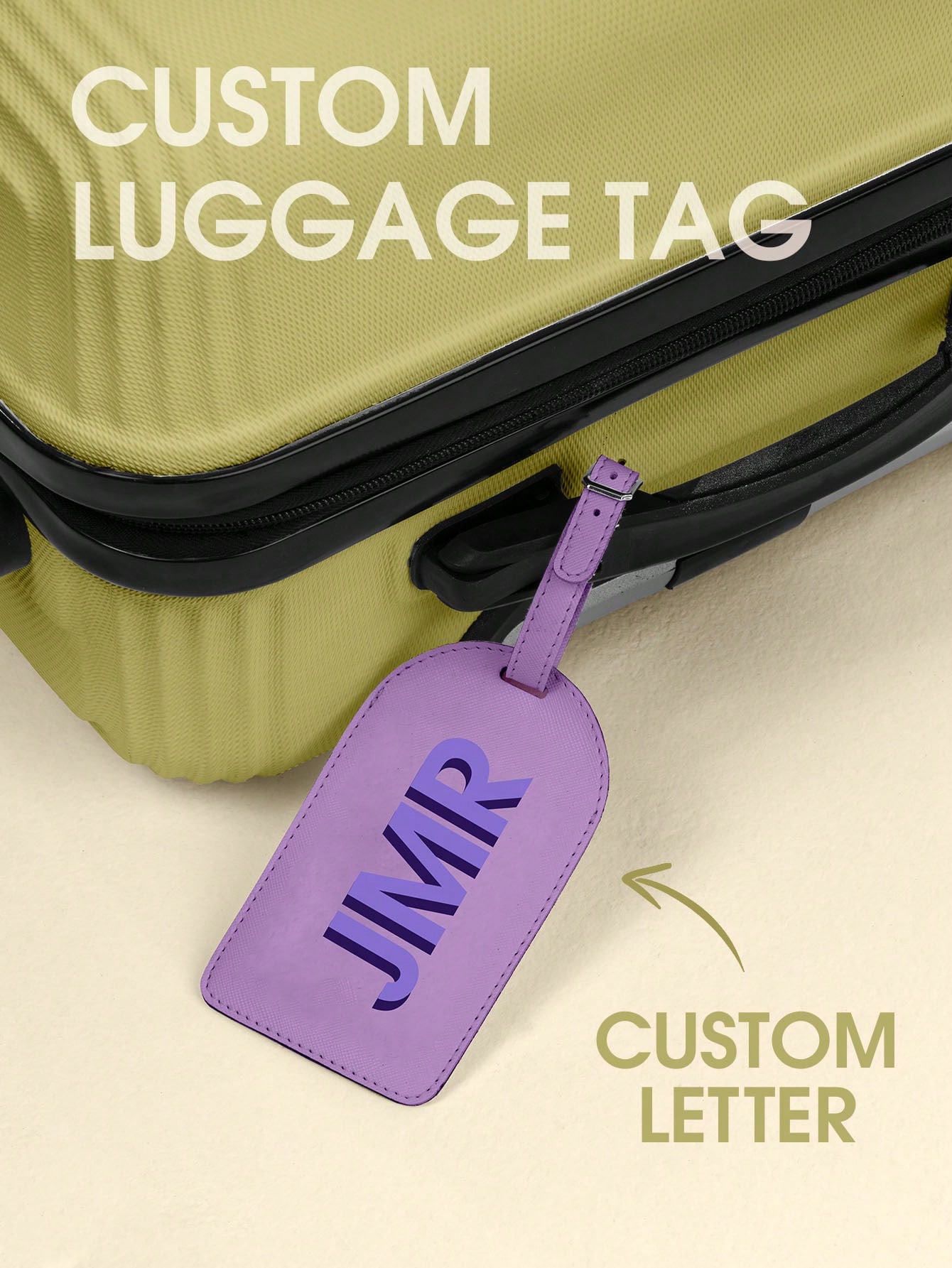 Personalized Initial Luggage T - Leather Briefcase ulasan dan harga
