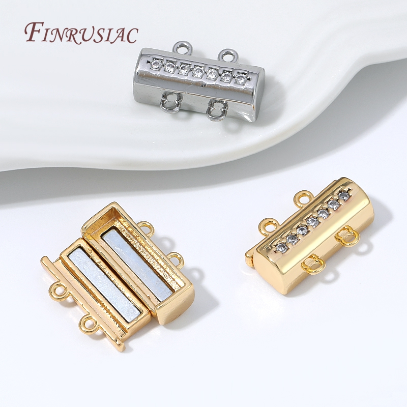 Magnetic Necklace Clasp 18K Go - Gold Plated Jewelry ulasan dan harga