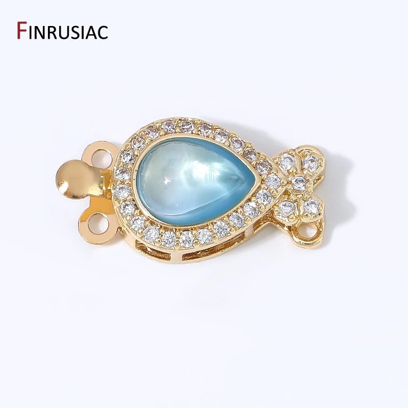 18K Gold Plated Brass Pear Opa - Gold Plated Jewelry ulasan dan harga