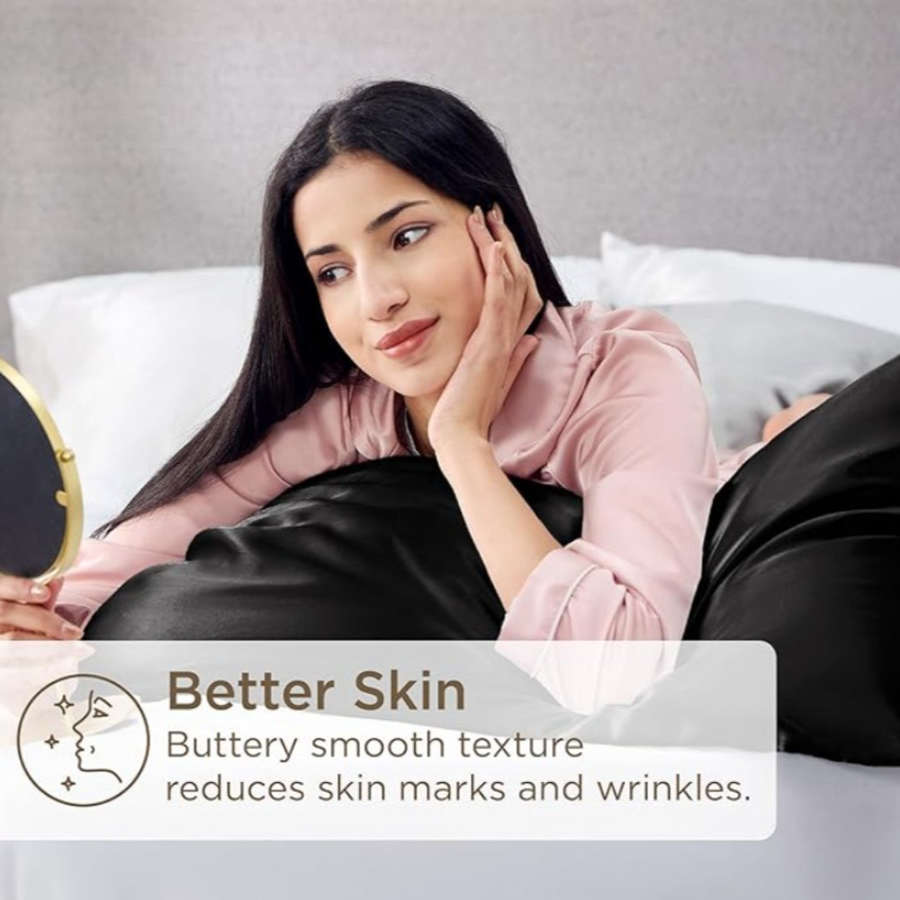 1 Piece Silky Stain Pillowcase - Silk Pillowcase ulasan dan harga