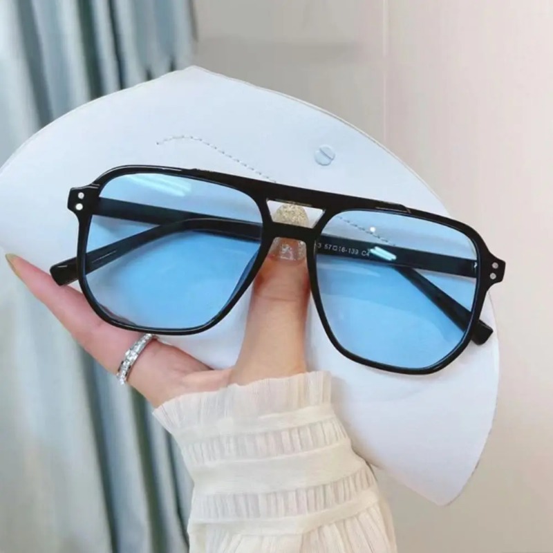 Square Frame Sunglasses Anti-U - Sunglasses Uv400 ulasan dan harga