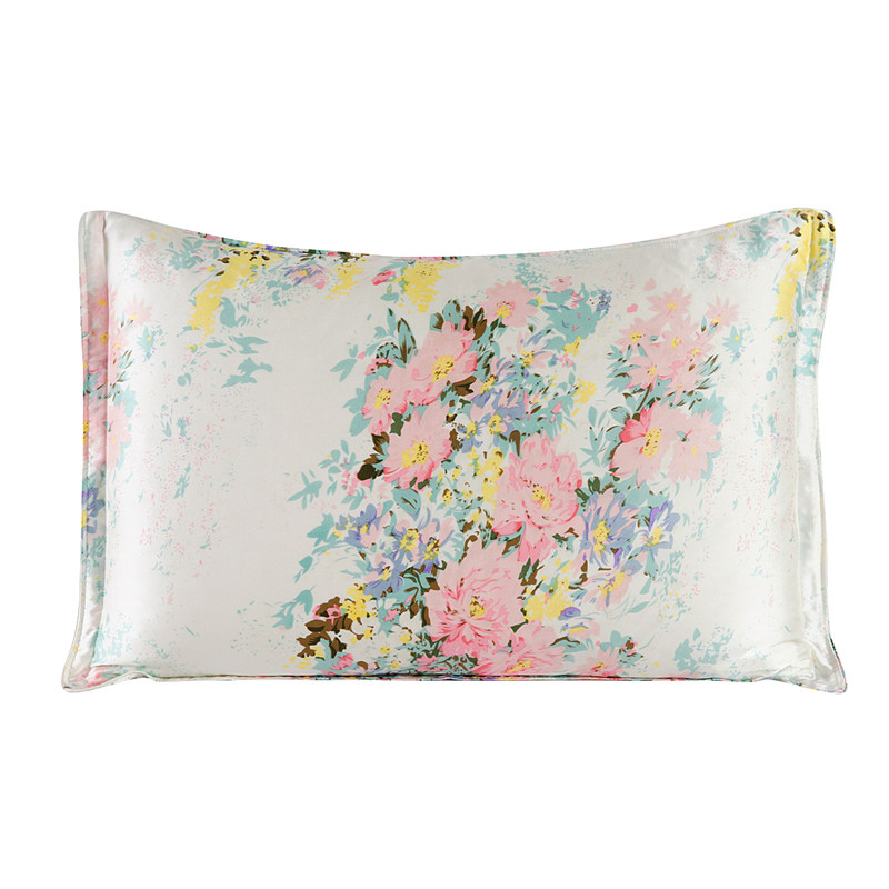 One Side Pillowcase 1pc 100% M - Silk Pillowcase ulasan dan harga