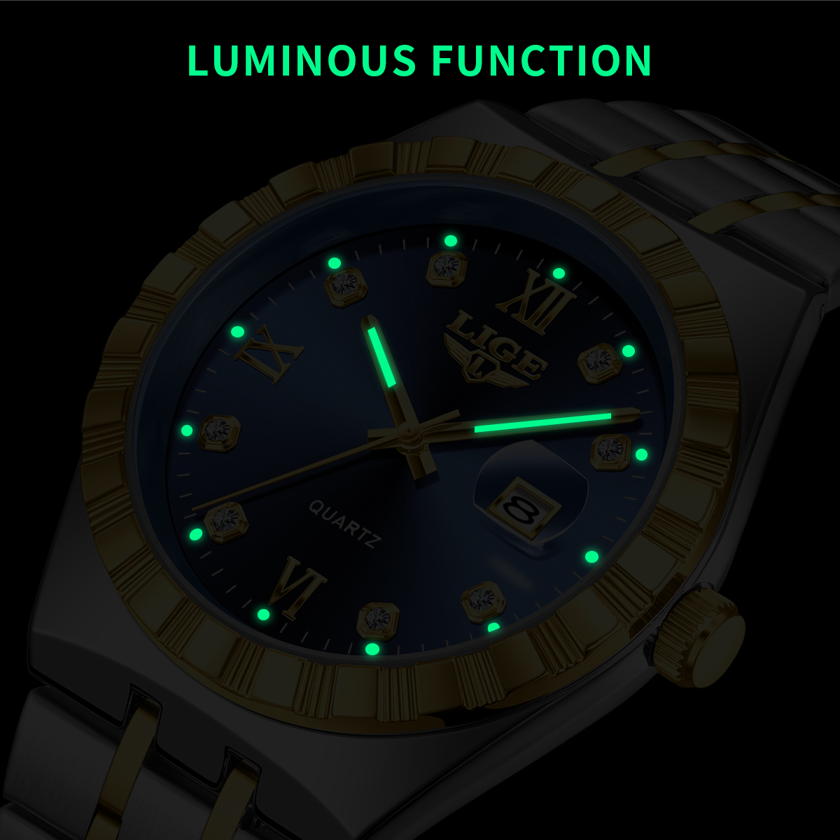LIGE Business Men Watches Top  - Luxury Watch Men ulasan dan harga